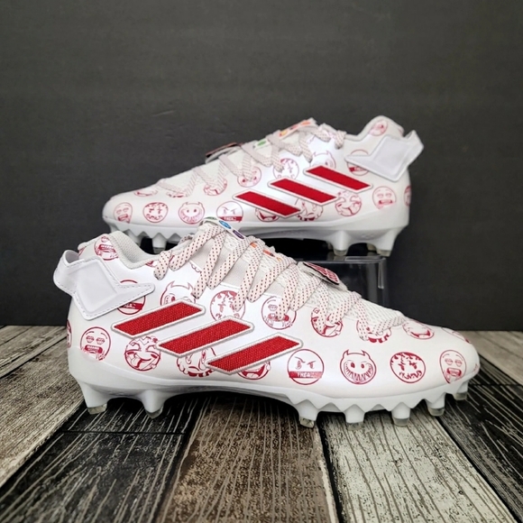 adidas Other - New Adidas Freak 22 Big Mood Men'sDSG SM Football Cleats Sz 13 White Red